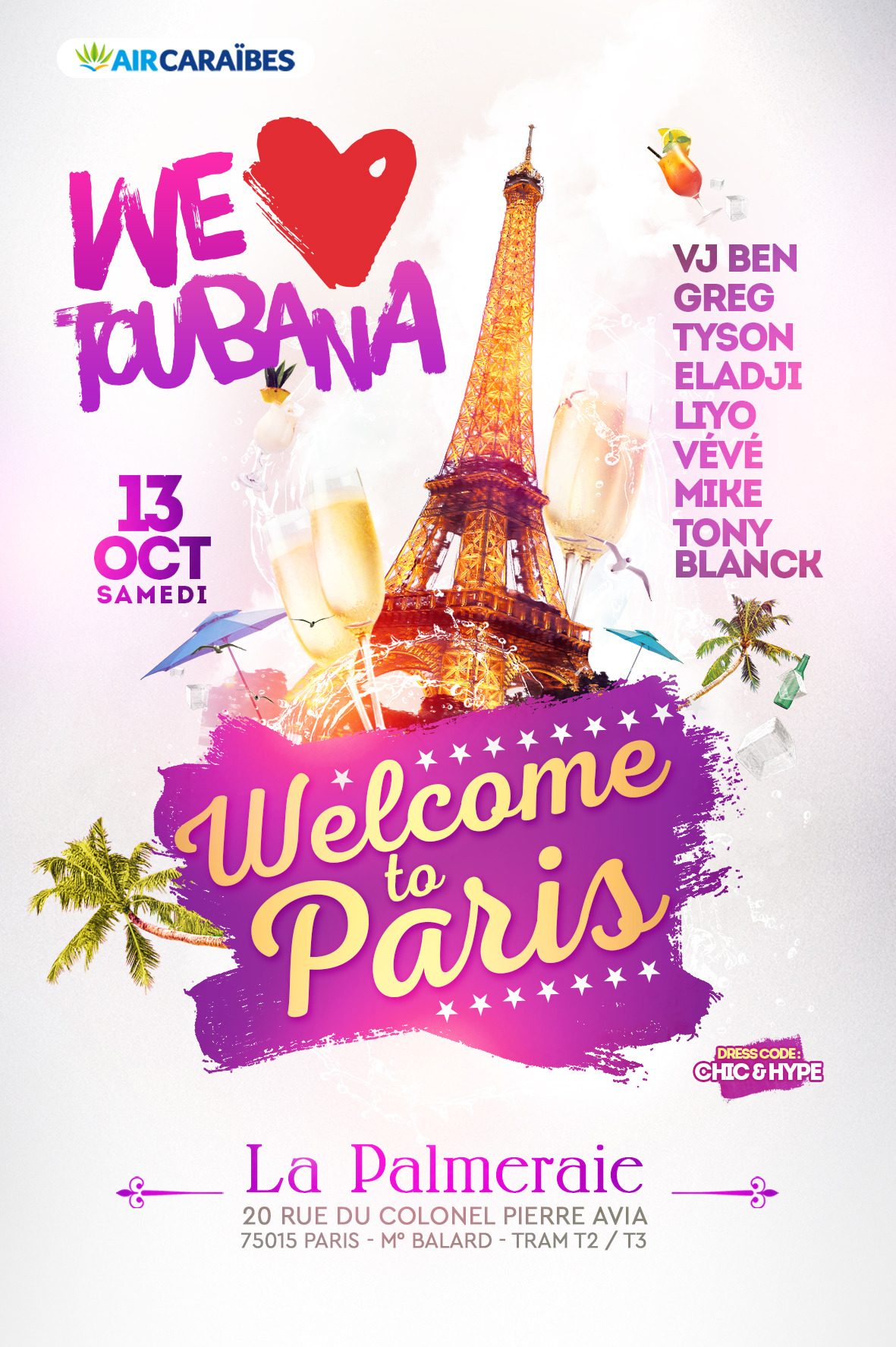 We Love Toubana Welcome To Paris