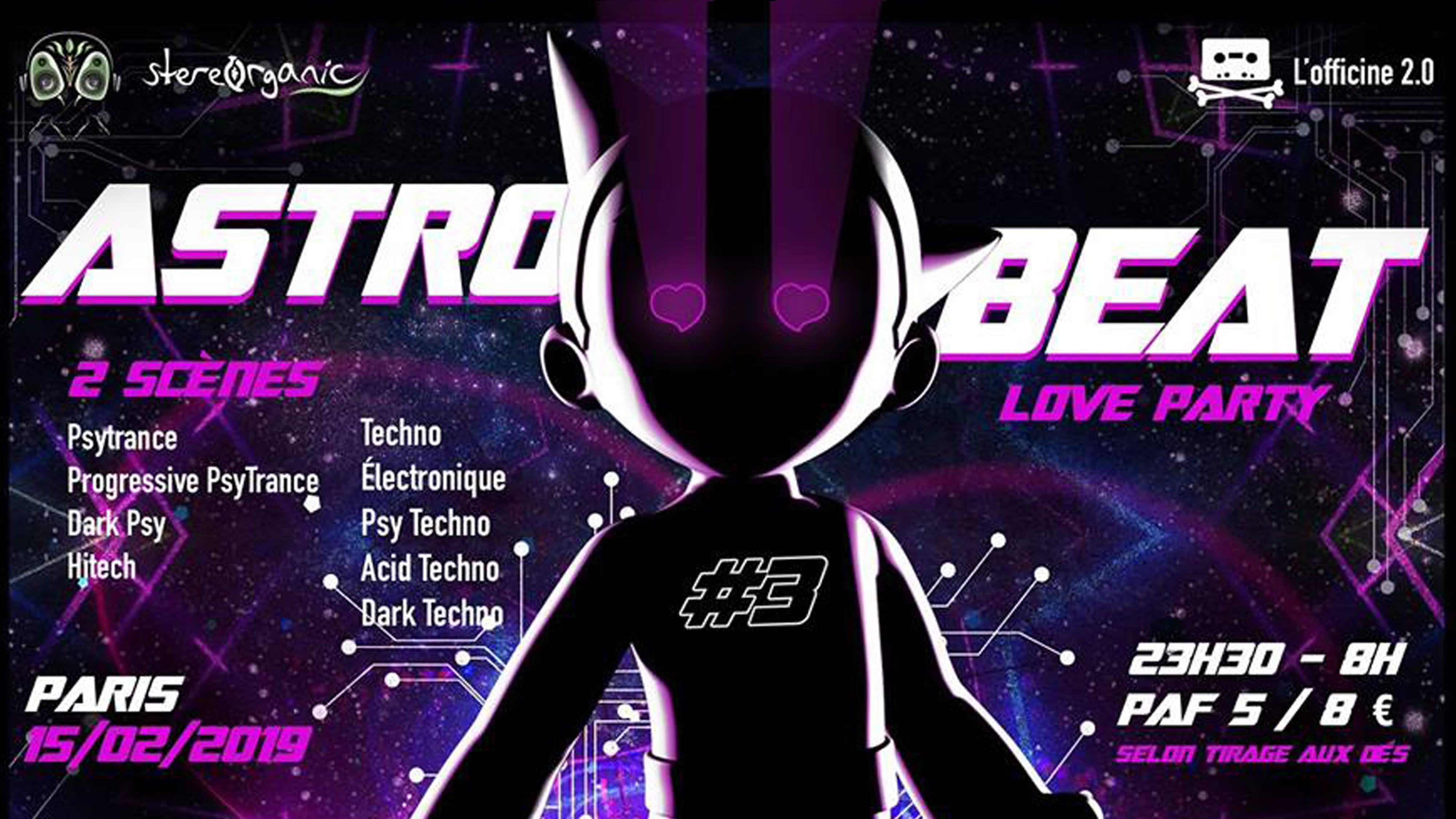 ASTRO BEAT #3 | Love party - Psytrance et Techno