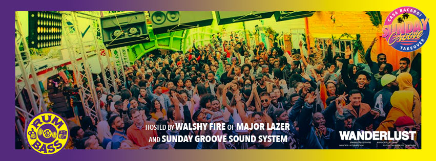 Sunday Groove feat Walshy Fire (Major Lazer) au Wanderlust
