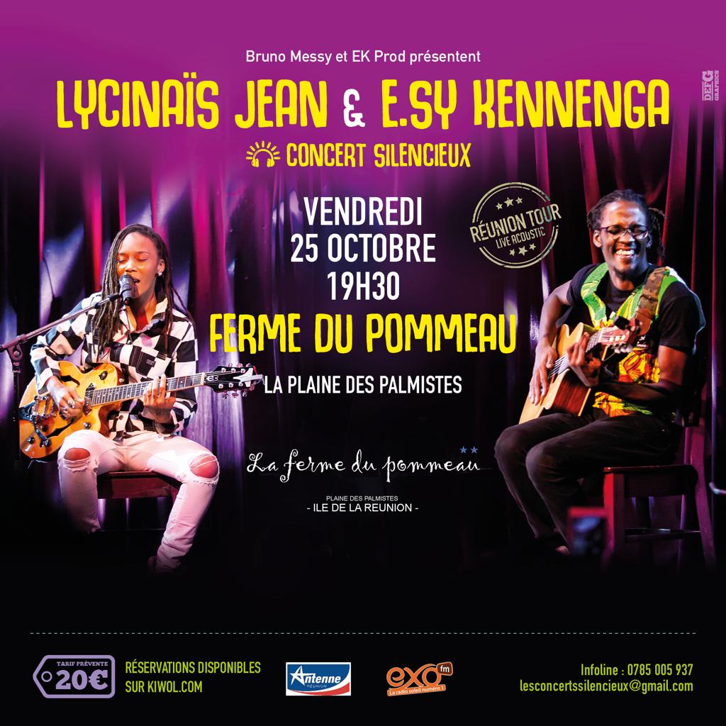LYCINAÏS JEAN & E.SY KENNENGA -En DUO - Concert Live Acoustique - (Silencieux) – a LA PLAINE DES PALMISTES à La REUNION