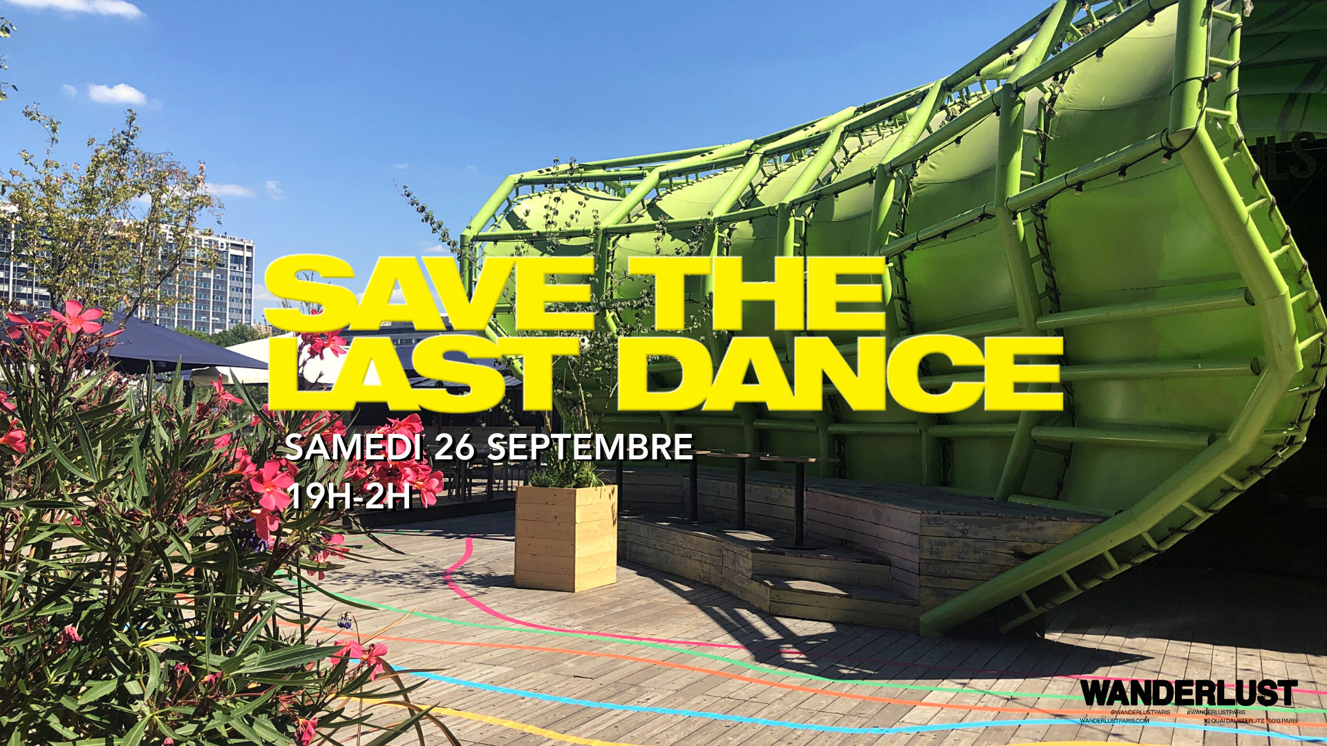 SAVE THE LAST DANCE - SAMEDI 19H-2H