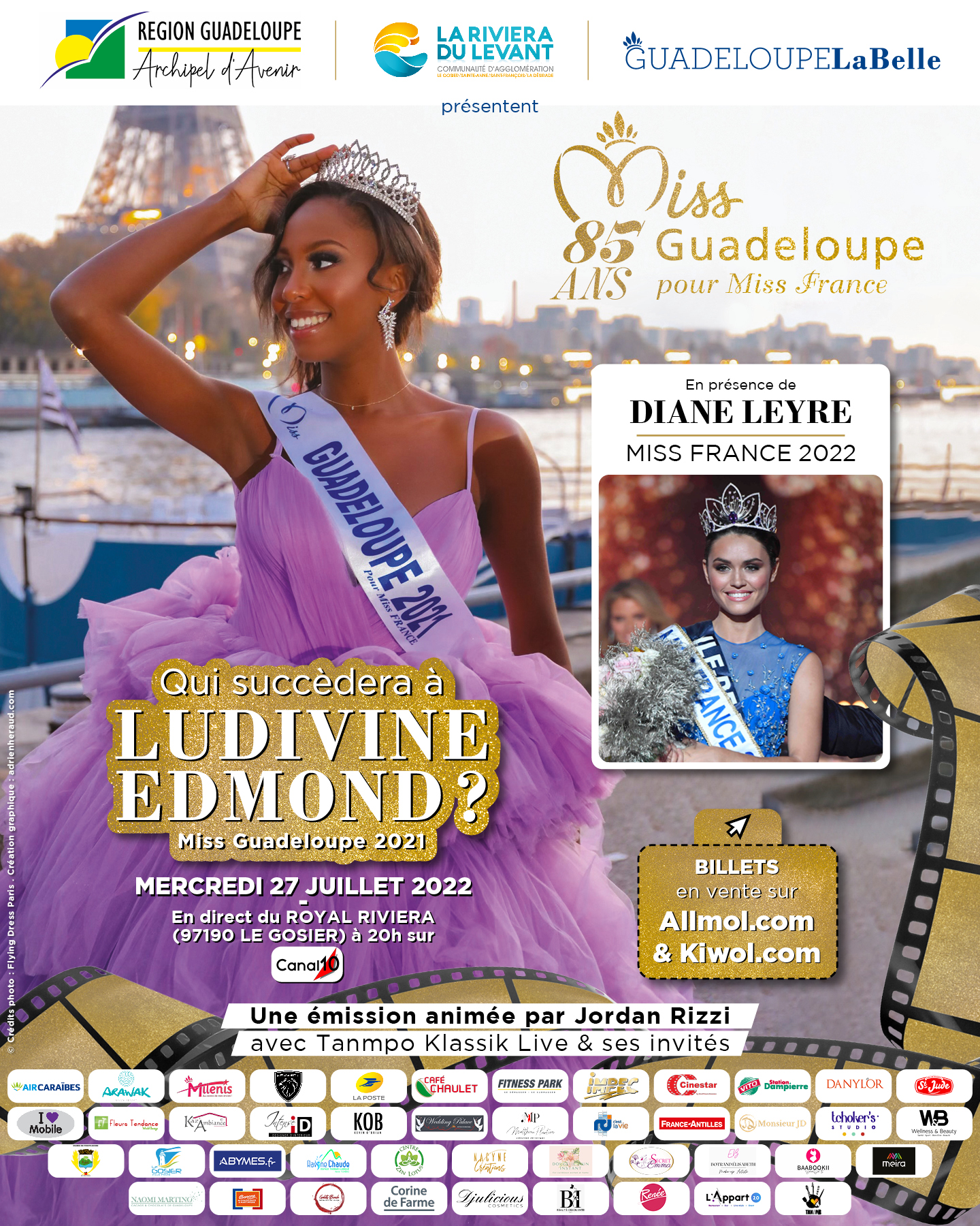 Soirée Gala - Miss Guadeloupe 2022 pour Miss France 2023