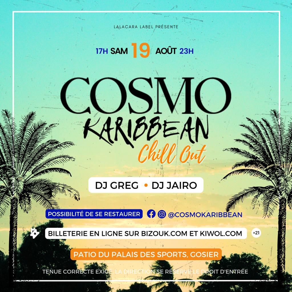 soiree COSMO KARIBBEAN  édition  CHILL OUT