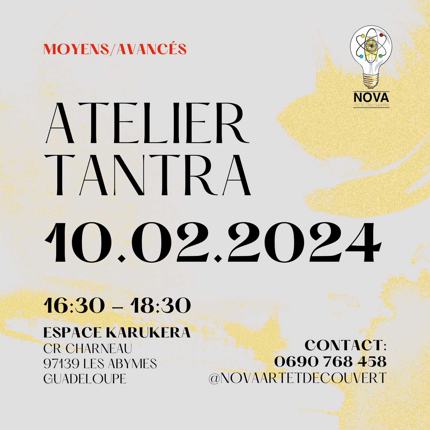 ATELIER TANTRA MOY./AVANCÉS ~ FEV. 2024