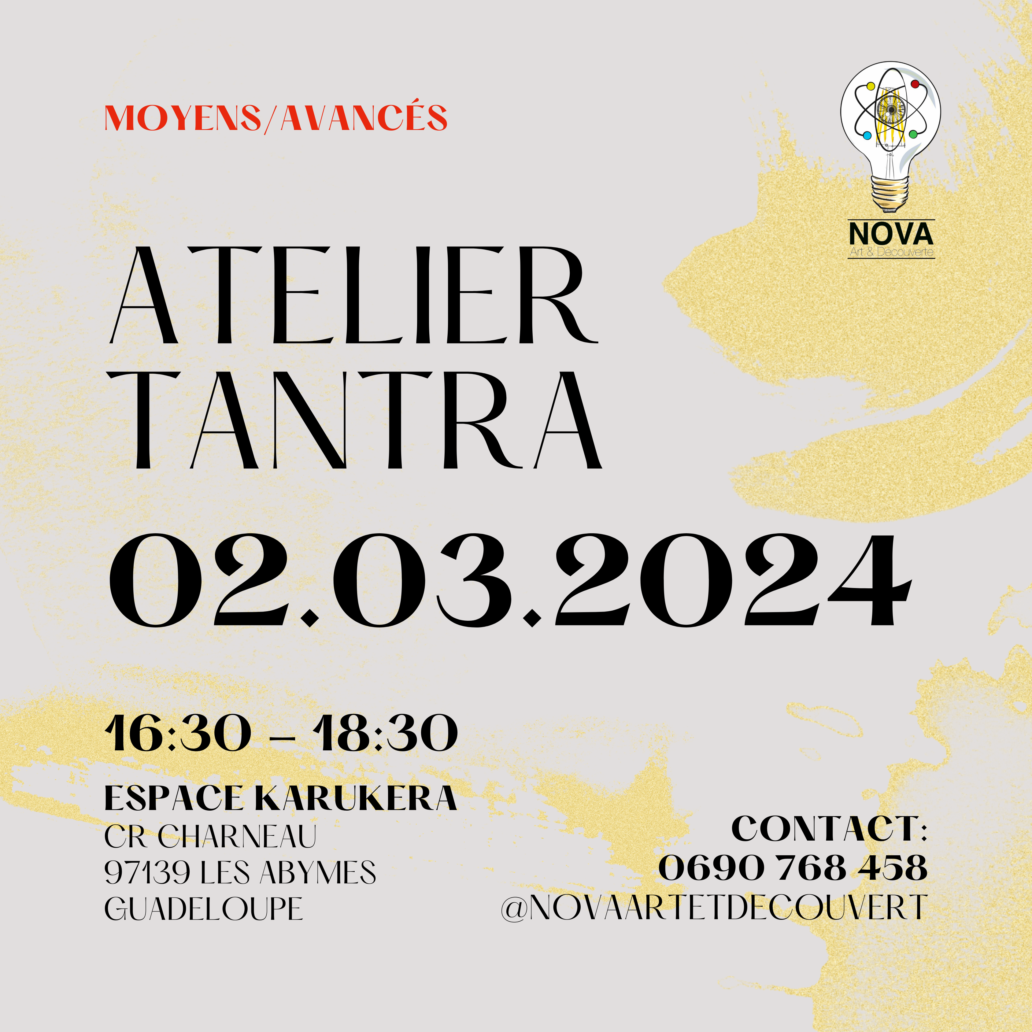 ATELIER TANTRA MOY./AVANCÉS ~ MARS 2024