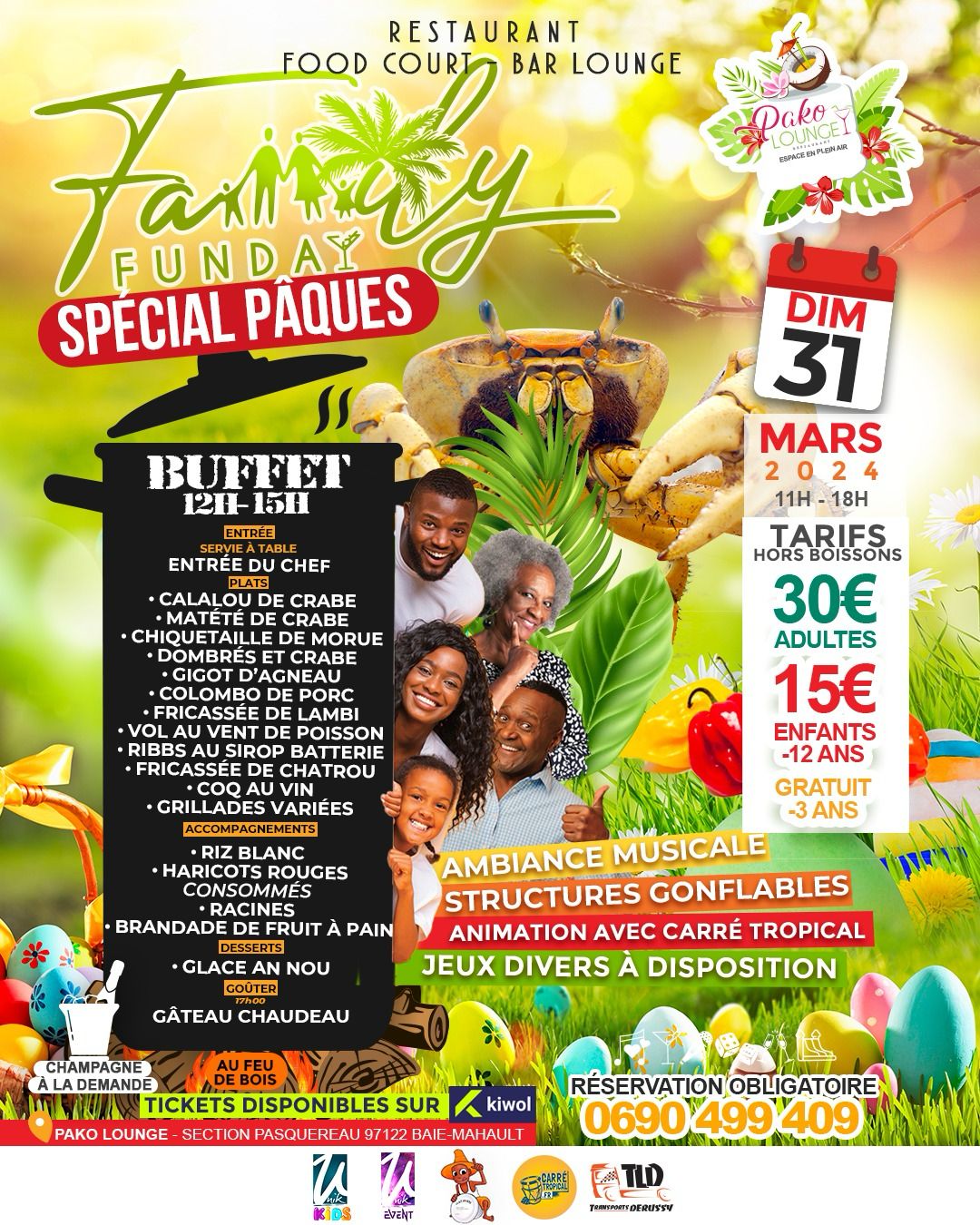 FAMILY FUNDAY SPECIAL PAQUES - DIM 31 MARS